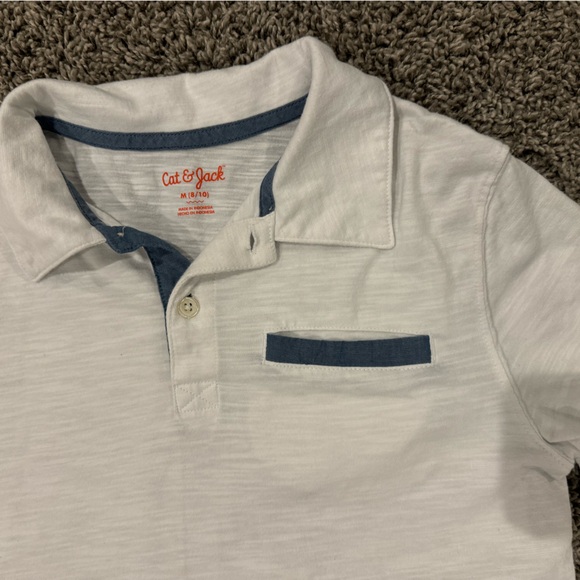 Bundle of 3 Cat & Jack boys polo shirts, size M 8-10 - Picture 7 of 7
